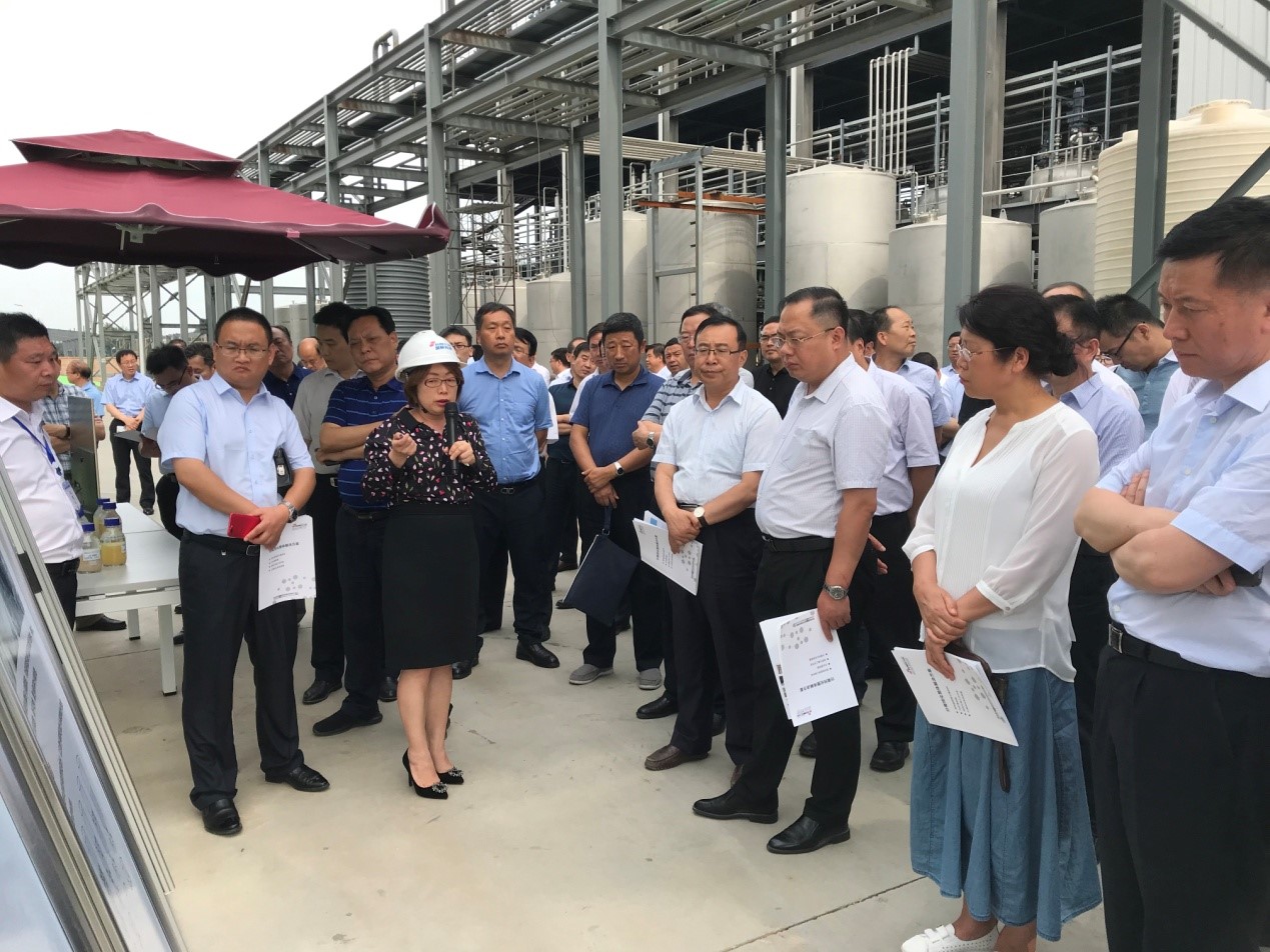 刘国中省长一行观摩蒲城ggpoker官网科技建设项目 刘国中省长一行观摩蒲城ggpoker官网科技建设项目